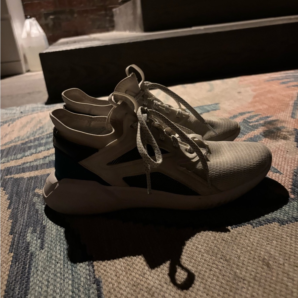 Reebok Women's White and Navy Sneakers